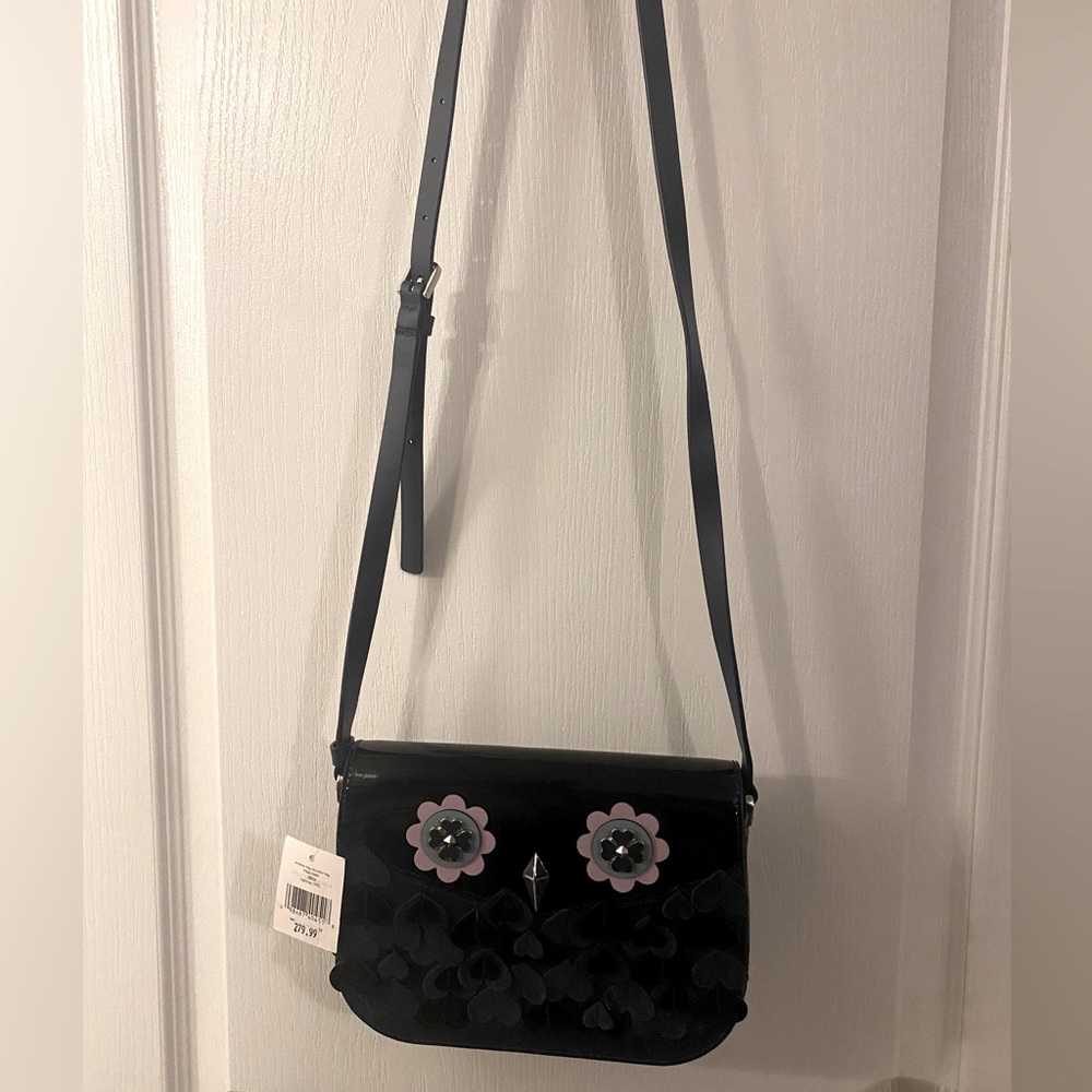 NWT Kate Spade Medium Flap Shoulder Bag (Owl)